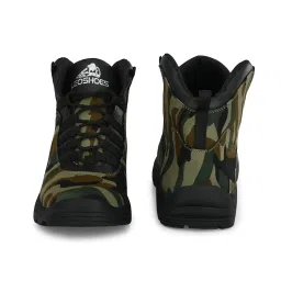 leo's fitness shoes Men's Hiking/Jungle Boots Lightweight Anti-Slip Outdoor Shoes Mid Top Ankle Hiker Trekking Work Boot Hiking & Trekking Shoes image 4