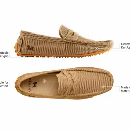 neeman's Knit Loafers for Men | Casual and Formal Slip-On Loafers | Trendy, Comfortable and Flexible | Lightweight Shoes for Mens, Designed for All Seasons image 4