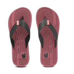 ortho + rest Doctor Orthopedic Slippers for Women | Anti-Skid Health Flip Flops with Acupressure Massage Footbed | Super Soft and Comfortable Doctor Chappal for Pain Relief image 1