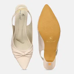 marc loire Women Slip on Embellished Pointed Toe Kitten Heel Pumps for Party & Formal Wear image 4