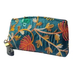 shireen Embroidered Clutch| Ladies for Women with Card Slot| Ladies Wallet for Stylish | Purse for Women image 3