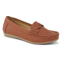 xe looks Women's Wave Design Loafer Ballet & Moccasins Faux Leather, Trendy and Stylish, Slip-on Mule Shoes for Daily Casual Wear & Formal Wear for Women & Girls image 4