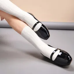 jm looks Women's Flats, Round Toe Ballet Flats, Comfortable Slip-on Dressy Business Casual Work Office Ballerina Flat Dress Shoes image 4