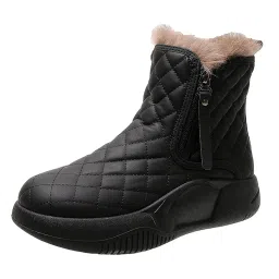 myaddiction Winter Snow Boots Warm Lined Short Boots for Trekking Hiker || Women's Fashion Shoes image 3