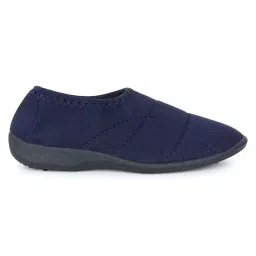 air - aqua Airaqua Womens Slip On Walking Shoes for Daily Use/Lightweight Running Trainers/Comfortable Winter Bellies/Gym Training Casual Sports Footwear for Girls(Navy) image 2