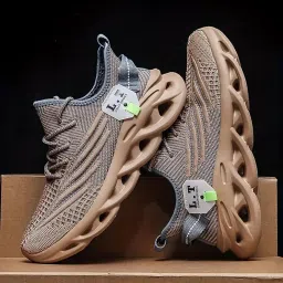 cruiser Sneaker for Men | Lightweight & Stylish | Breathable Mesh Lace-Up Shoes | Casual Wear, Gym, & Street Style (2644) image 1