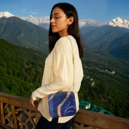 artklim Printed Clutch Bag For Women With Detachable Strap image 1