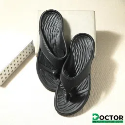 doctor health super soft Floats Men Soft Slippers with Mild Acupressure | Comfortable, Stylish, and Bright Colorful Flip Flops | Lab Tested Cushion and Bounce | Cushioned Footwear image 2