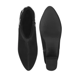 shoetopia Smart Casual Zip Detailed Boots For Women & Girls image 5