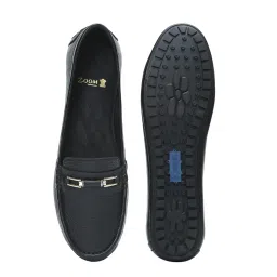 zoom shoes Genuine Leather Loafers for Women ZAFR-01 | Anti-Slip Sole, Memory Cushion Padded Insole and Odour Proof Bellies for Casual, Party, and Formal Wear image 4