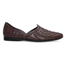 san frissco Men Faux Leather Atlantis Cherry Mojaris image 3