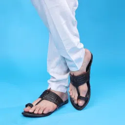 countless steps Kolhapuri chappal for men| kolhapuri slippers for men| kolapuri chapal men| leather slippers for men| leather chappal for men-F-PARENT A13 image 5