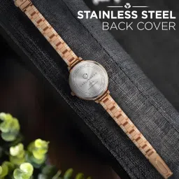 carlington Iconic Analog Watches for Women with Premium Stainless Steel Strap - CT 2038 image 1