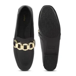 yoho Bliss Comfortable Slip On Formal Buckle Loafer for Women | Stylish Fashion Moccasins Range| Cushioned Footbed Finish | Flexible | All-Purpose Office Wear Shoe image 2