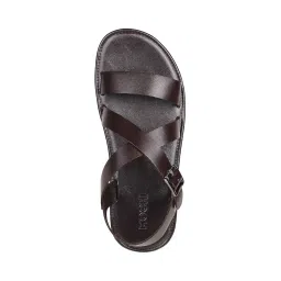 mochi Men's Faux Leather Stylish Sandals image 4