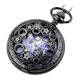 club bollywood Steampunk Hands Scale Mechanical Skeleton Pocket Watch Holiday Birthday Gift | Jewelry & Watches | Watches Parts & Accessories | Pocket Watches image 3