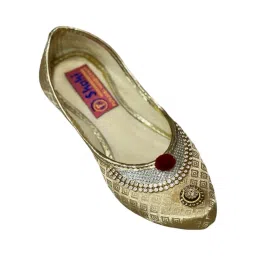 shahi punjabi footwear Moti Work Punjabi Jutti for Girl Mojri image 1