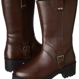 allen solly Women's Block Heeled Boots image 2