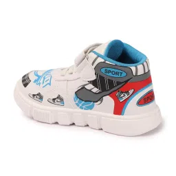 SPRENGE Non Lacing Slip On Walking Running Sneaker Easy to Wear Indoor Outdoor Cycling Shoes for Kids Boys & Girls, Black Orange, 2 Years to 12 Years - 1 Pair image 1