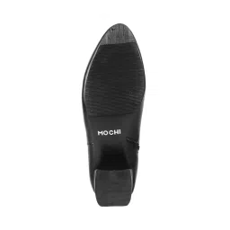mochi Women's Faux Leather Heeled Fashion Chelsea Ankle Boots image 5