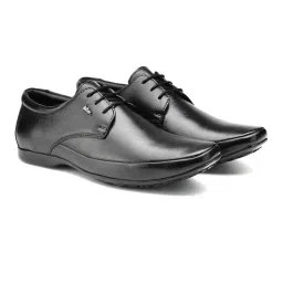 lee cooper LC9255B3R Men's Leather Derby Formal Shoes | Lightweight, Comfortable & Stylish Lace-Ups for Office, Business image 5
