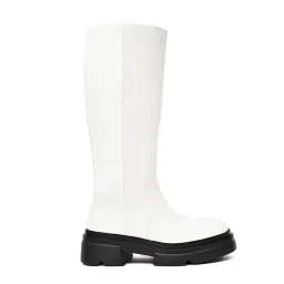 nico nerini Knee Hight Leather Long Boots for Women High image 1