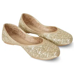 indiestride Fashion Women Stylish Casual Fancy Embroidered Jutti Bellies Attractive Design Comfortable Sole Juti for Womens & Girl's image 2