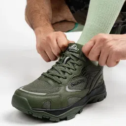 bacca bucci x Discovery Trek 0.1 Men's Trekking & Trail Hiking Shoes | All-Terrain Outdoor Sneakers with Ortholite Eco Insole & Chunky Grip Sole image 2