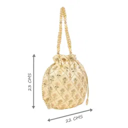lavie Women's Amara Round Potli | Ladies Purse Handbag image 3