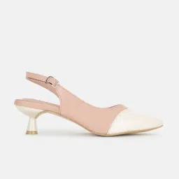 marc loire Women Solid Pointed Toe Pump Shoes with Stilettoes Heels for Parties and Formal Occasions image 3
