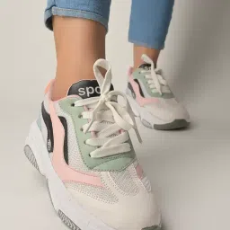 shoetopia Women Lace Up Sneaker Shoes image 3