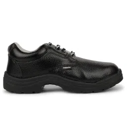 liberty Freedom VIJYATA-1 Lacing Black Safety Shoes for Men with PU Sole | Comfortable & Durable image 1