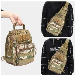 dhruti enterprise Tactical Military Shoulder Bag, 20 x 14 x 25 cm, Camouflage Pattern image 3