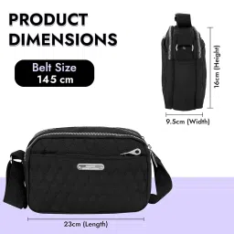 storite Women's Lightweight Crossbody Small Shoulder Bag Cell Phone Purses, Faux Leather Sling Type Bag With Adjustable Strap - (22x11x15 Cm) image 1