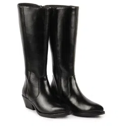 fausto Women Flared Heel Boots image 5