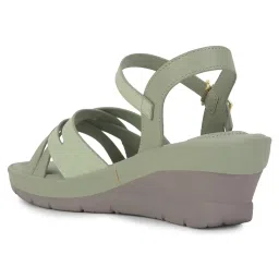 bata comfit womens CAMMIE E 27 Green Sandal - 5 UK (6617023) image 2