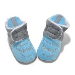 star fish Baby Boys & Girls 3 TO 12 Months Skin Friendly Comfortable Baby printed Booties image 4