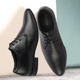 fausto Basics Men's Formal Office Lace Up Shoes image 4