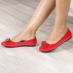 elle Women's Flats Slip-On Ballerinas with Bow Detail image 2