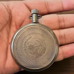 NN Nautical RMS Titanic Pocket Watch with Chain for Gift Item– Vintage Brass Item Collectible with Roman Numerals & Antique Finish image 4