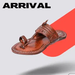 royal khwaab Kolhapuri Chappal for Men|Kolhapuri Slippers for Men|Kolhapuri Shoes for Men|Leather Slippers for Men|Wedding Slippers for Men-B1 image 1