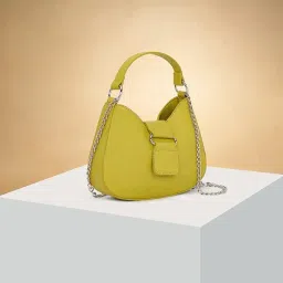 forever glam by pantaloons Women's Contemporary (Lime Yellow) image 1