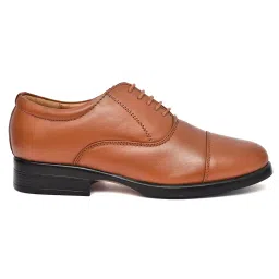 barbato Men's Police Genuine Leather Handmade Lace-Up Dress Shoe image 5