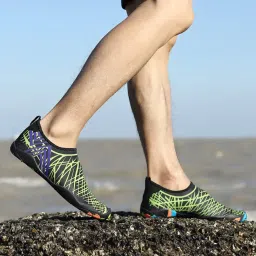 layfoo Men Women Water Shoes Sports Quick Dry Barefoot for Swim Diving Surfing Aqua Pool Beach Walking Yoga Exercise Shoes(Green41) -Layfoo image 2