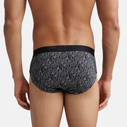 jockey US52 Men's Super Combed Cotton Printed Brief with Ultrasoft Waistband (Prints May Vary) image 2