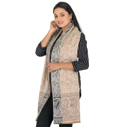 vasaba Winter Wear Acro Viscose (40X80 inches) Woven Design Shawl For Women's (SH8SZKR) image 2