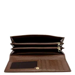 da milano Flap Leather Women Wallet - Brown (LW-10193B) image 3