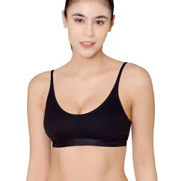 bodycare Women's Cotton Spandex Pack Of 2 Sports Bra - E1608BS image 2