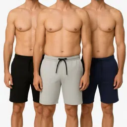 ad2cart Men's Cotton Casual Night Zip Pocket Bermuda Shorts Man Men Combo Pack of 3 R001 VA13 Parent image 1