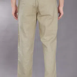 divisive Men's Relaxed Fit Cotton Linen Blend Trousers image 4